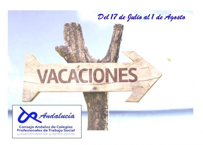 Del 17 de Julio al 01 de Agosto ¡Estamos de Vacaciones!