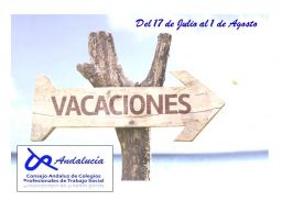Del 17 de Julio al 01 de Agosto ¡Estamos de Vacaciones!