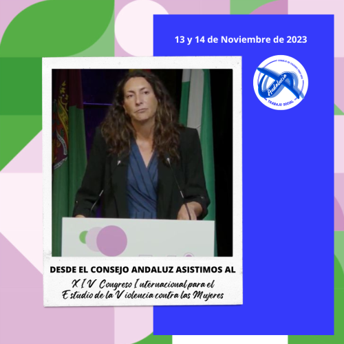 Asistimos desde el Consejo Andaluz al XIV Congreso Internacional para el Estudio de la Violencia contra la Mujer